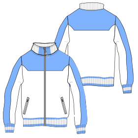 Fashion sewing patterns for MEN Jackets Tennis jacket 7321